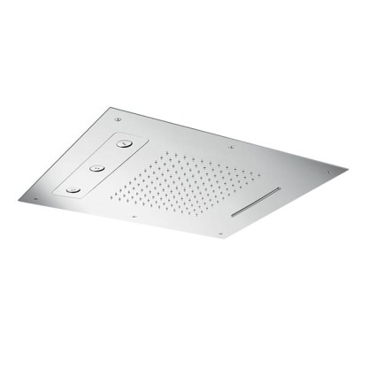 Almar Temptation Верхний душ, потолочный, 63х48см, 3 режима, цвет: полированная сталь