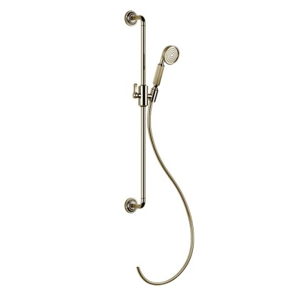 Gessi Venti20 Штанга для душа 800 мм., с ручным душем и шлангом 1500 мм., цвет: Brass PVD
