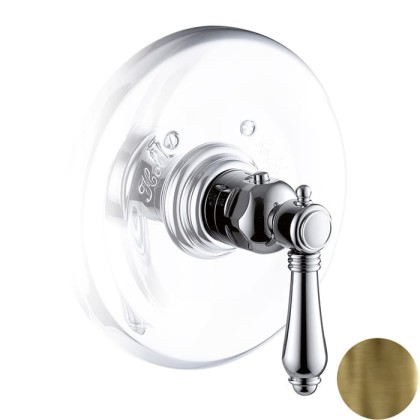 Nicolazzi Termostatico термостатический смеситель 3/4" Без запорного вентиля, с ручкой (№69): , цвет: Bronze Plated