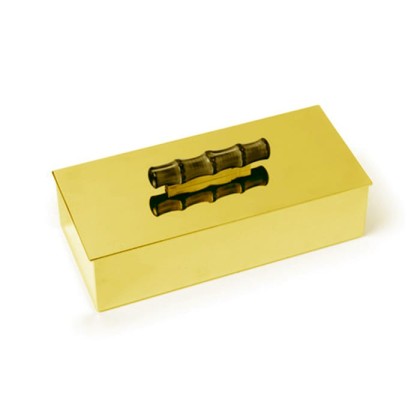 Bertocci Guccio Контейнер с крышкой 7хh8х23см., цвет: золото