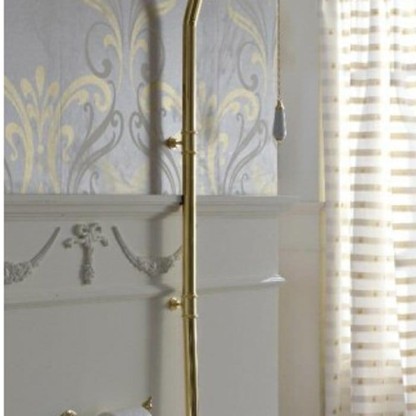 Sbordoni Romana Внешняя латунная труба для высокого бачка 5128, цвет: матовая бронза