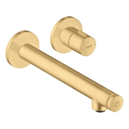 Axor Uno Select Смеситель для раковины, встраиваемый, излив: 22.1см., цвет: шлифованное золото