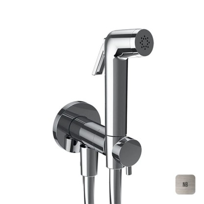 Almar Atthis Гигиенический комплект с прогрессивным смесит., в комплекте со втраиваемой частью, цвет: никель состареный