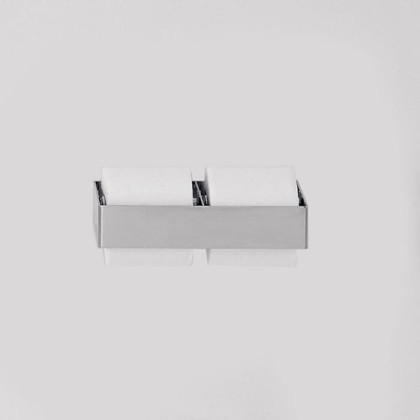 Agape 369 Двойной держатель туалетного рулона, подвесной, цвет: глянец