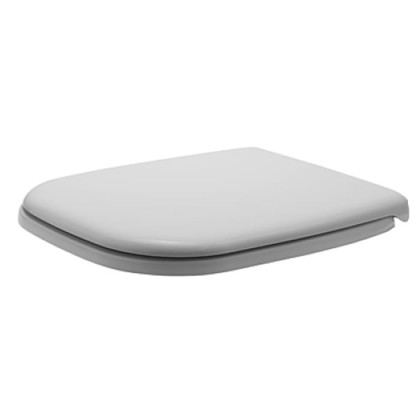 Duravit  D-Code Сиденье для унитаза удлиненное, петли нерж сталь, цвет: белый