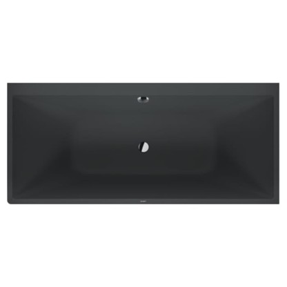 Duravit Vitrium Ванна встраиваемая 180x80см, Dx, с ножками, с2 наклонами для спины, прямоугольная, цвет: темно-серый матовый