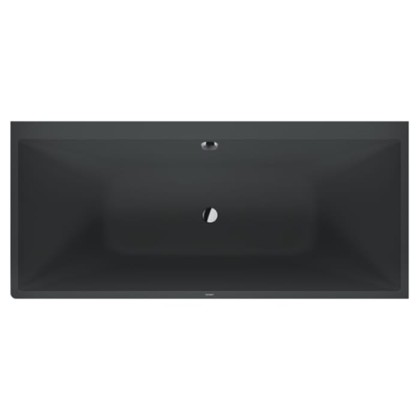Duravit Vitrium Ванна встраиваемая 180x80см, Dx, с ножками, с2 наклонами для спины, прямоугольная, цвет: темно-серый матовый