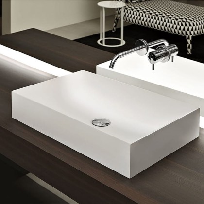 Antonio Lupi Stratos Раковина 40х63 см, без отв., цвет: белый