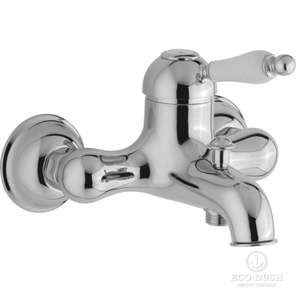 CISAL Arcana Empress Смеситель однорычажный настенный для ванны/душа, цвет: хром