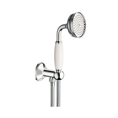 Carimali Colonial Ручная лейка со шлангом из латуни 15см., цвет: хром