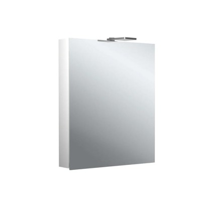 Emco Flat II Зеркальный шкаф 60см., с подсветкой LED-Leuchte, навесная модель, с подсв. для раковины, 1 дверка