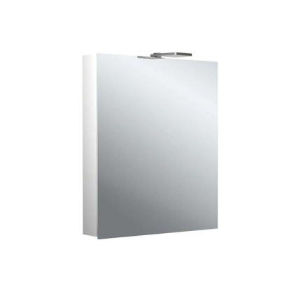 Emco Flat II Зеркальный шкаф 60см., с подсветкой LED-Leuchte, навесная модель, с подсв. для раковины, 1 дверка