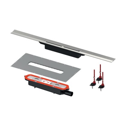 TECEdrainprofil Профиль для душа сатин, цвет: сталь