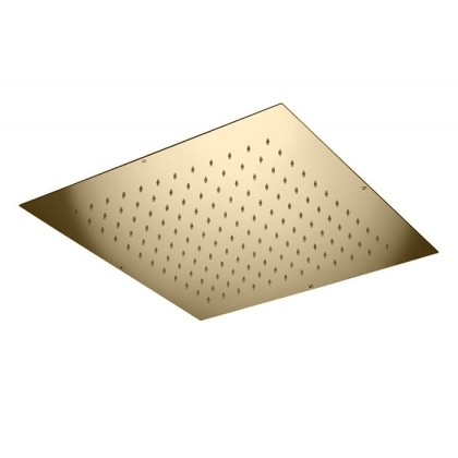 Bongio Soffioni Верхний душ квадратный встраиваемый 400х400 мм, цвет: золото