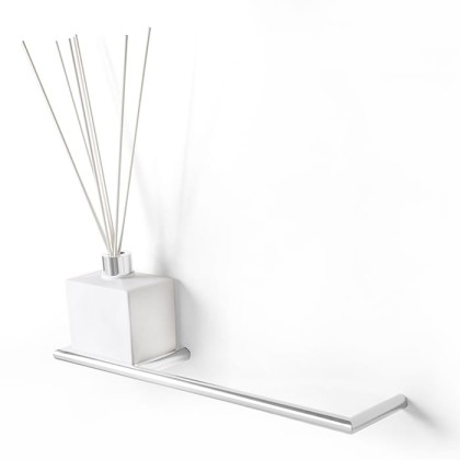 3SC Guy Полотенцедержатель и ароматический диффузор, 40см., слева, подвесной, композит Solid Surface, цвет: белый матовый/белый матовый