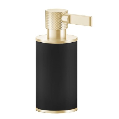 Gessi Inciso Дозатор для жидкого мыла, настольный, цвет: золото/черный