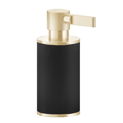 Gessi Inciso Дозатор для жидкого мыла, настольный, цвет: золото/черный