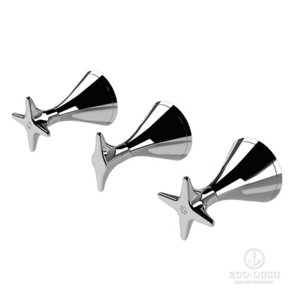 Stella 130 Встраиваемый смеситель для ванны/душа 3254TR с переключателем, цвет: хром