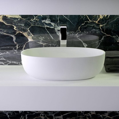 KNIEF Prime Раковина 53х35х90 см, без отв., цвет: белый матовый