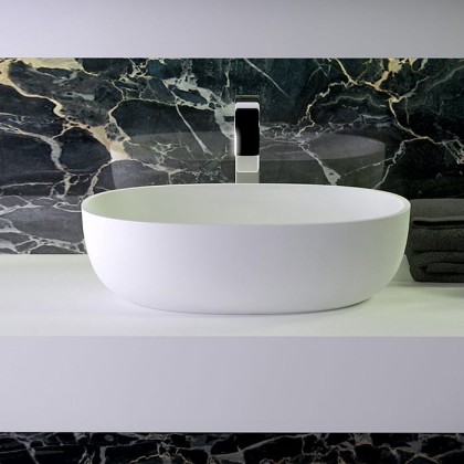 KNIEF Prime Раковина 53х35х90 см, без отв., цвет: белый матовый