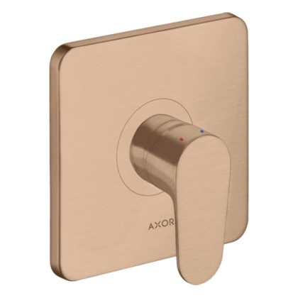 Axor Citterio M Смеситель для душа, встраиваемый, цвет: шлифованное красное золото