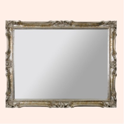 EBAN Luigi XV Зеркало 92x72см, цвет: серебро (argento)
