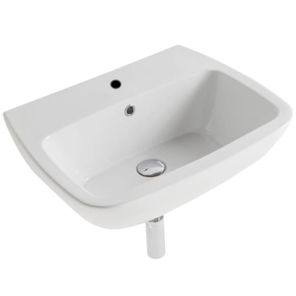 Globo Daily Раковина 61х48 см, 1 отв., с креплением, цвет: белый