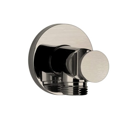 Gessi Emporio shower Держатель для душевой лейки с выводом воды, цвет: Finox Brushed Nickel