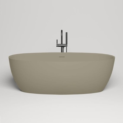 Salini Alda Ванна отдельностоящая 178х92х58см, донный клапан , сифон, слив-перелив, S-Stone, цвет: RAL7002