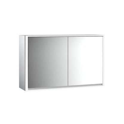 Emco Loft Зеркальный шкаф 130см., с подсветкой LED навесная модель, 2-дверки зеркальная задняя стенка