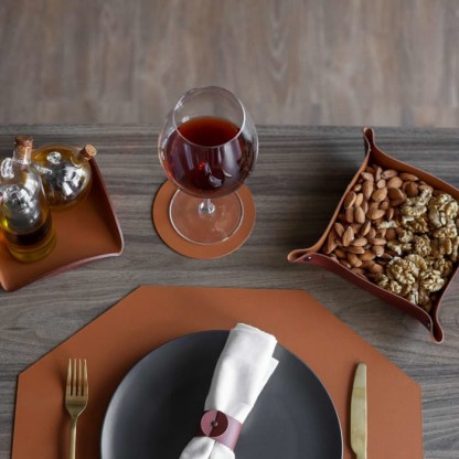 ADJ Круглый костер, D12 см., цвет: коньяк/бордо