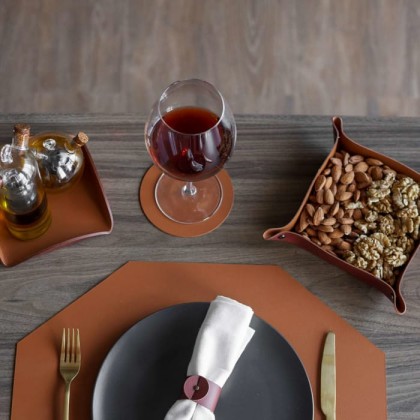 ADJ Круглый костер, D12 см., цвет: коньяк/бордо