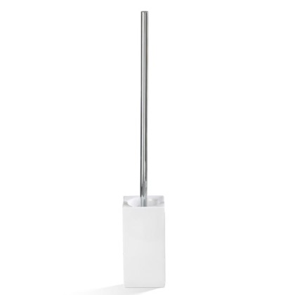 Decor Walther DW 6250 Туалетный ершик h60см, напольный, фарфор, цвет: белый / хром