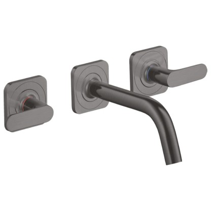 Axor Citterio M Смеситель для раковины, встраиваемый, излив: 16.6см., цвет: шлифованный черный хром