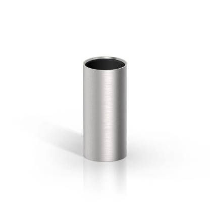 Decor Walther Mikado Стакан настольный, цвет: сталь матовая/черный