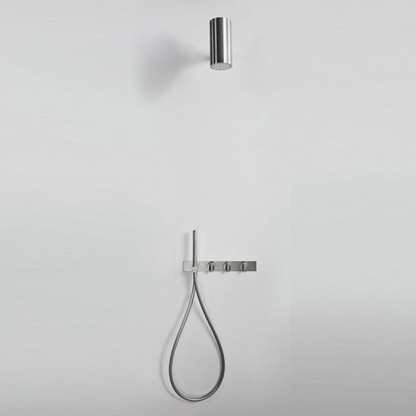 Agape Square Настенная душевая головка, ? 88мм, цвет: глянец