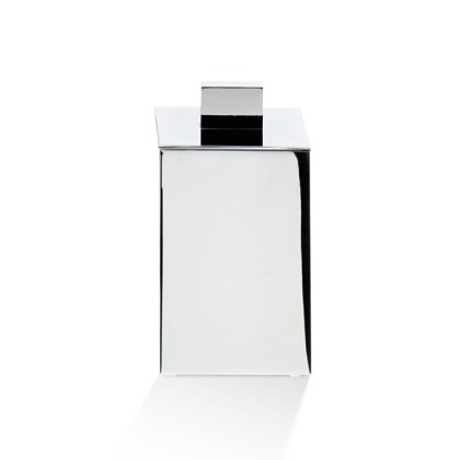 Decor Walther DW 3620 Бокс универсальный 6x6x11см, с крышкой, настольный, цвет: хром