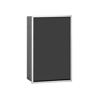 EMCO Asis 300 Модуль с мусорной корзиной, встраиваемый, цвет: хром/черный