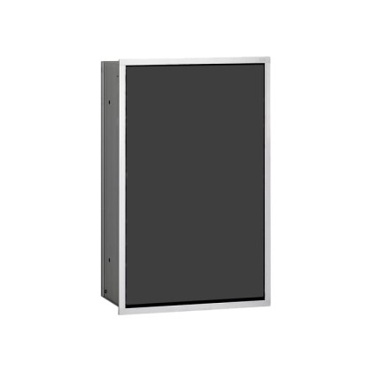 EMCO Asis 300 Модуль с мусорной корзиной, встраиваемый, цвет: хром/черный