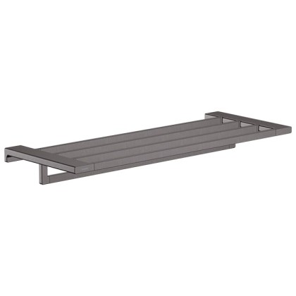 Hansgrohe AddStoris Полка для полотенец 44.5см., цвет: шлифованный черный хром