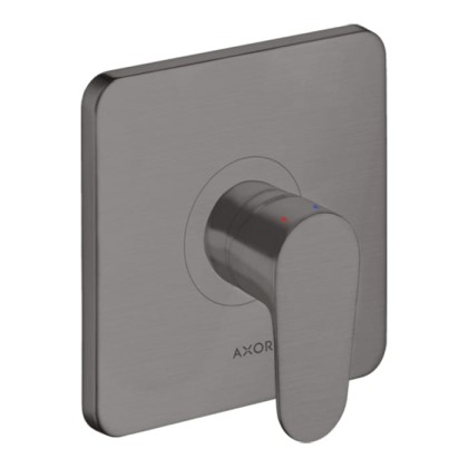 Axor Citterio M Смеситель для душа, встраиваемый, цвет: шлифованный черный хром