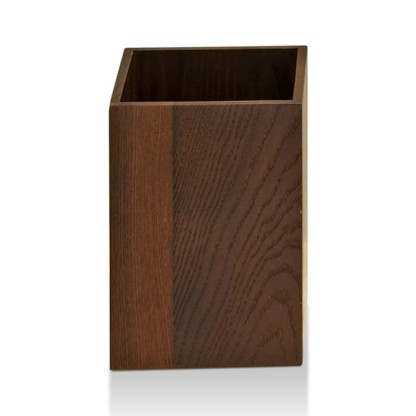 Decor Walther Wood PK Корзина для бумаги 18x18x25см, напольная, цвет: темный ясень