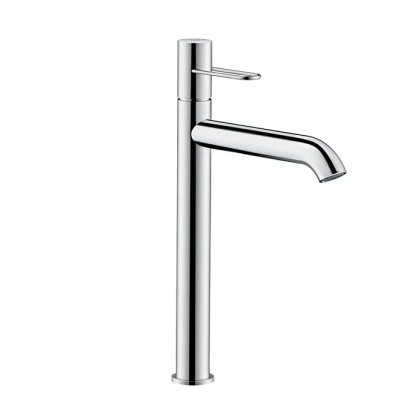 Axor Uno Смеситель для раковины 250, на 1 отв., излив 201мм, с незапираемым донным клапаном, цвет: хром