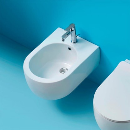 Kerasan Flo биде подвесное 50х36см, с 1отв под смеситель, цвет: белый