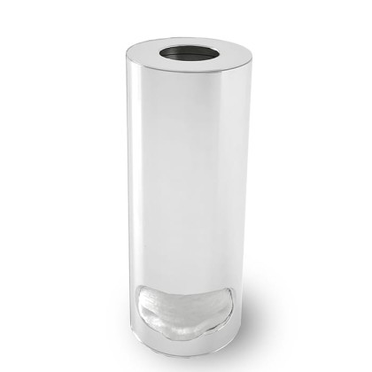 3SC Metal Tonda Контейнер для ватных дисков, настольный, цвет: белый матовый