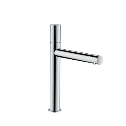 Axor Uno Смеситель для раковины 200, на 1 отв., излив 198мм, с незапираемым донным клапаном, цвет: хром