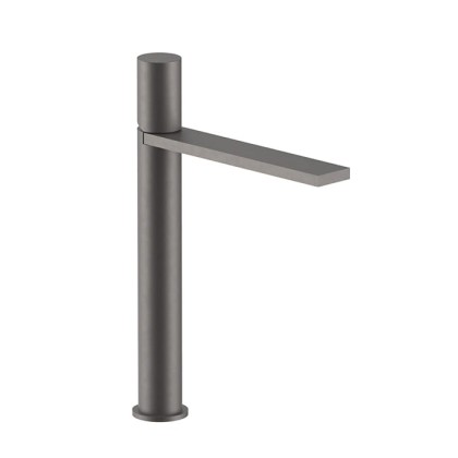 Fantini Milano Смеситель для раковины, 1 отв., излив: 220 мм, цвет: Matt Gun Metal PVD