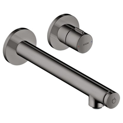 Axor Uno Select Смеситель для раковины, встраиваемый, излив: 22.1см., цвет: полированный черный хром