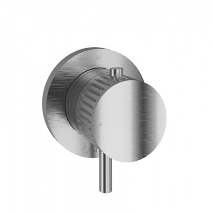 Встраиваемый термостатический смеситель для душа из нержавеющей стали Bongio Time 2020, цвет: матовая сталь
