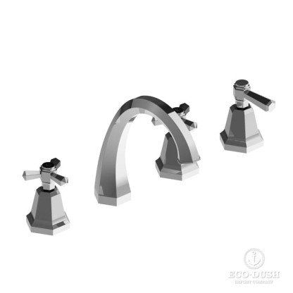 Stella Eccelsa Смеситель на борт ванны на 4 отверстия 3256TR, цвет: хром